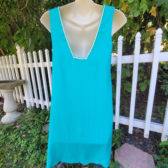 Lily Pulitzer Green Owen Trapeze Shift Dress embroidery - Picture 7 of 9